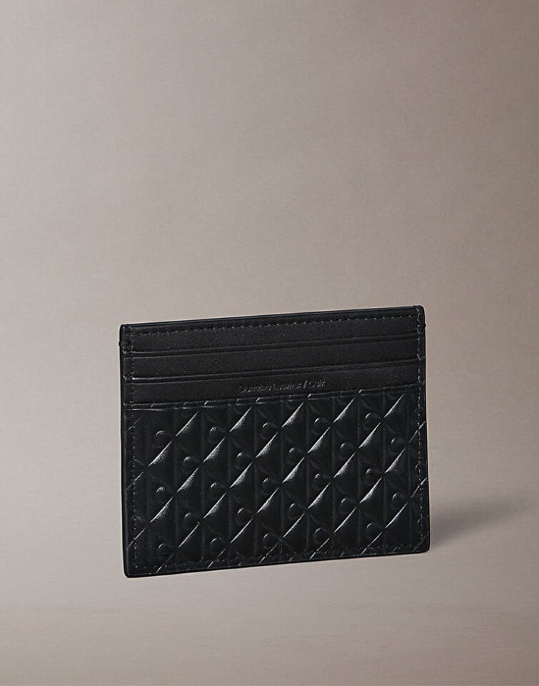 EMBOSSED EMBLEM CARD CASE