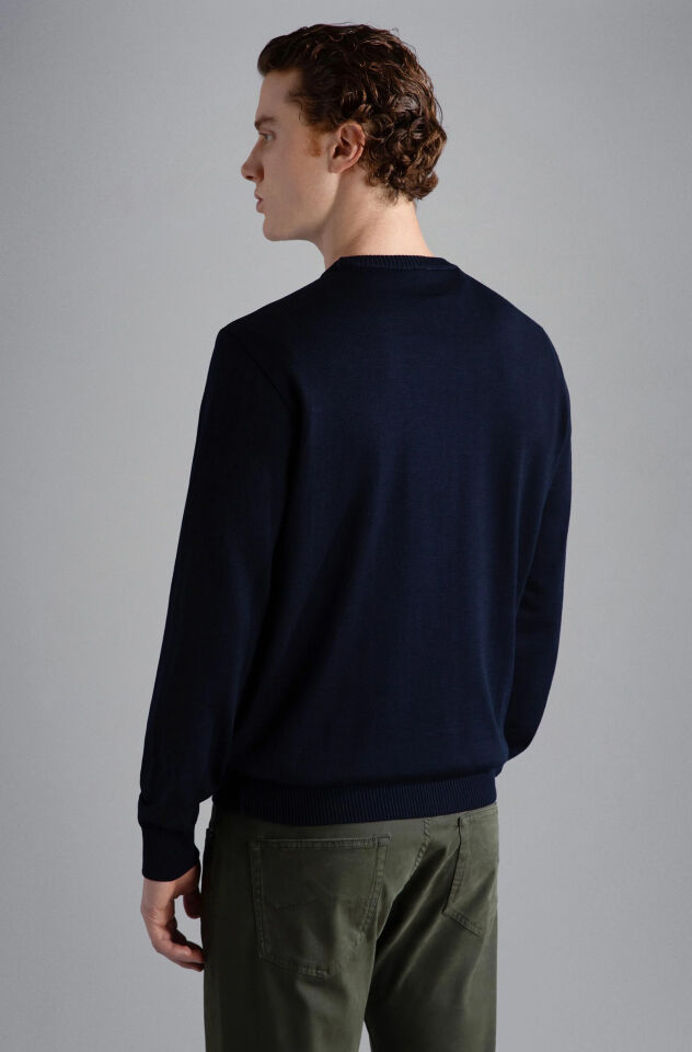Paul Shark Erkek Lacivert Sweatshirt