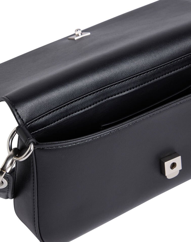 SCULPTED FLAP SHOULDER POUCH