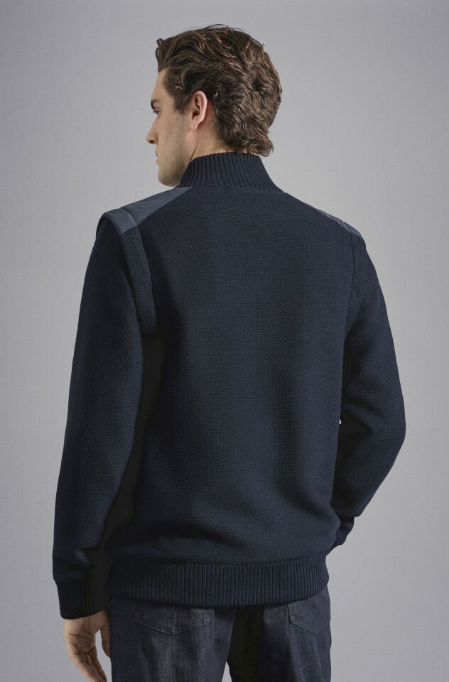 WOOL CARDIGAN - Çift Taraflı Çıkarılabilir Kollu Yün Ceket