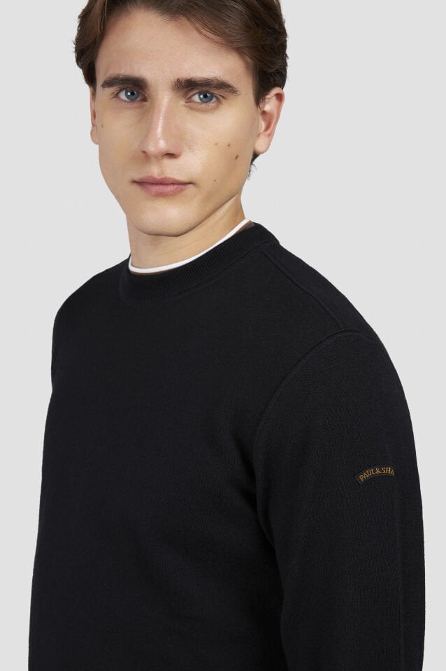 WOOL SWEATER - Siyah Yün Kazak