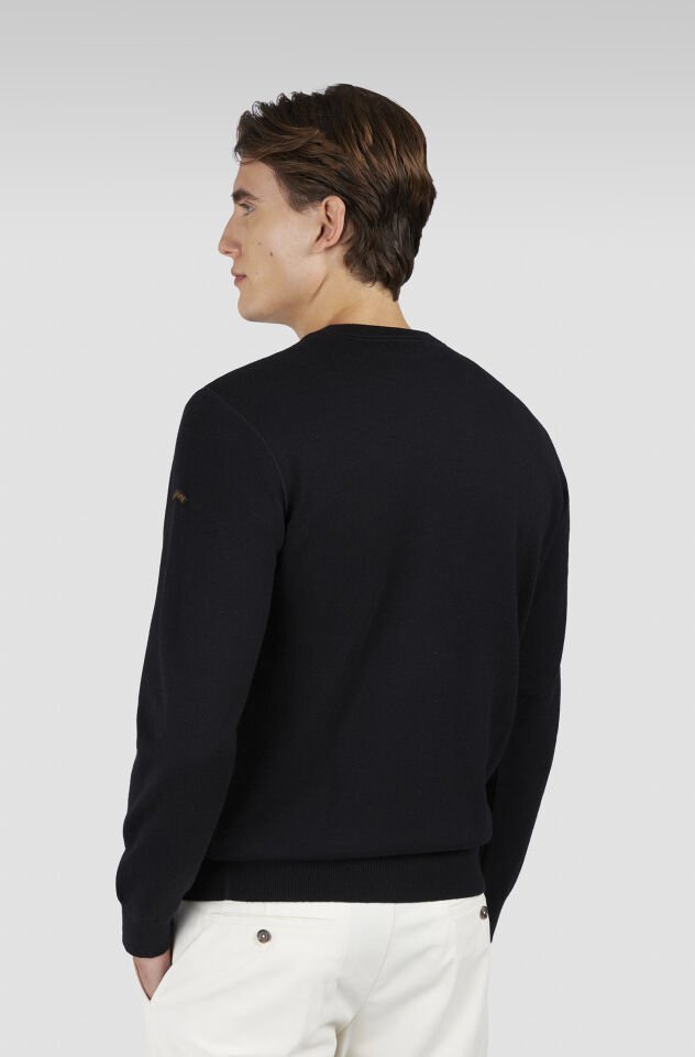 WOOL SWEATER - Siyah Yün Kazak