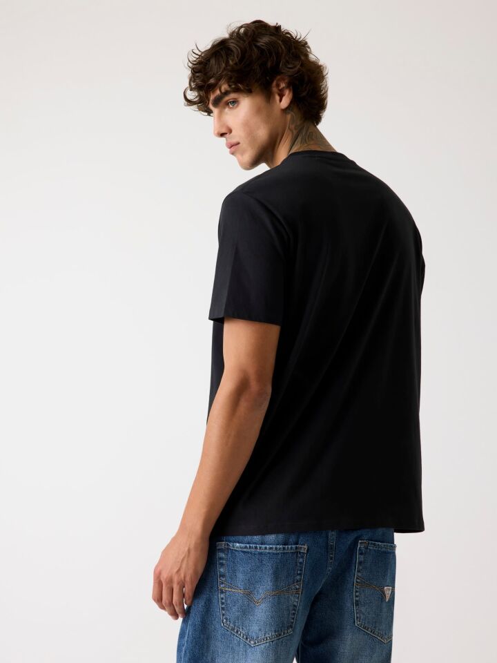 Guess Basic Quattro 4G Logolu Erkek T-Shirt