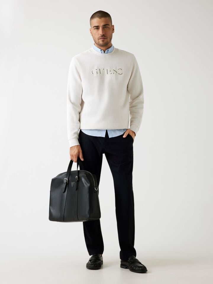 Guess CN Basic Nakış İşleme Logolu Erkek Sweatshirt
