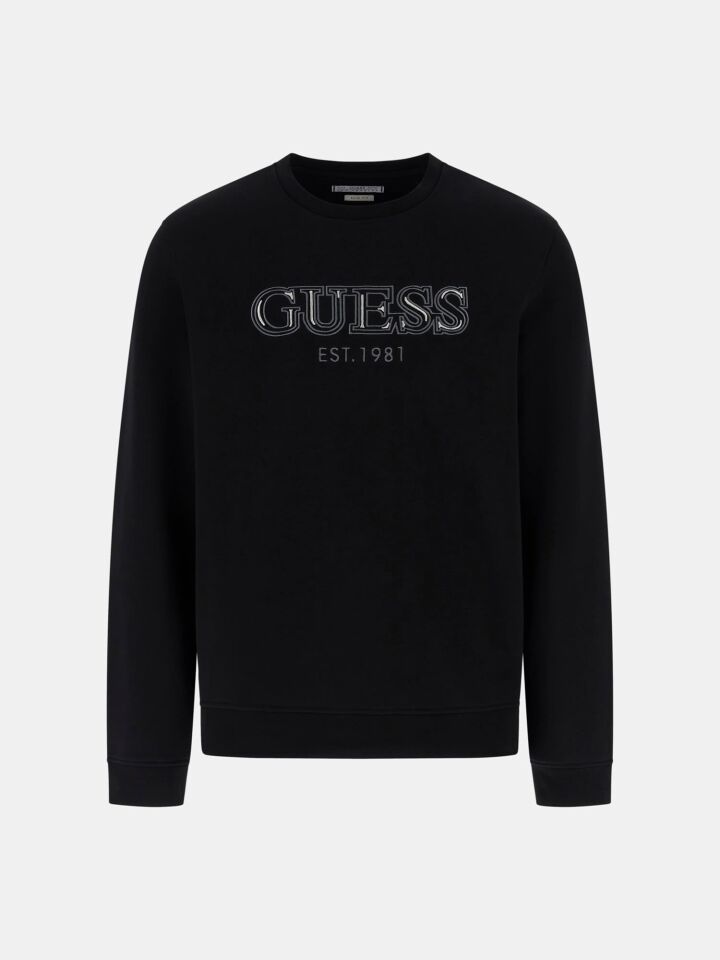 Guess CN Basic Nakış İşleme Logolu Erkek Sweatshirt