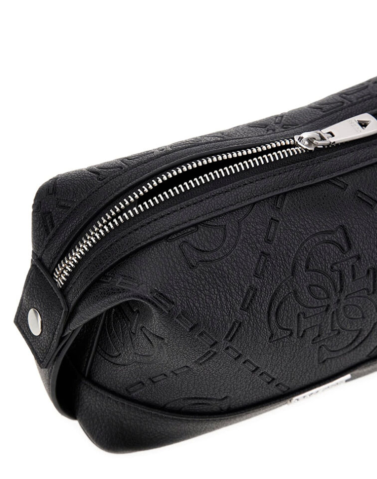 Guess Boston 4G Logolu Kompakt Kozmetik Çantası