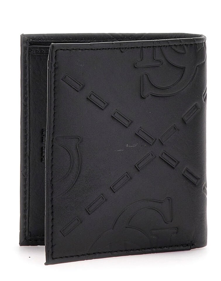 Guess Boston Hakiki Deri Kabartma Logolu Erkek Cüzdan