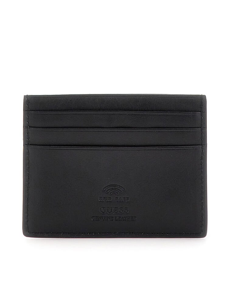 Guess Boston Hakiki Deri Kabartma Logolu Kartlık