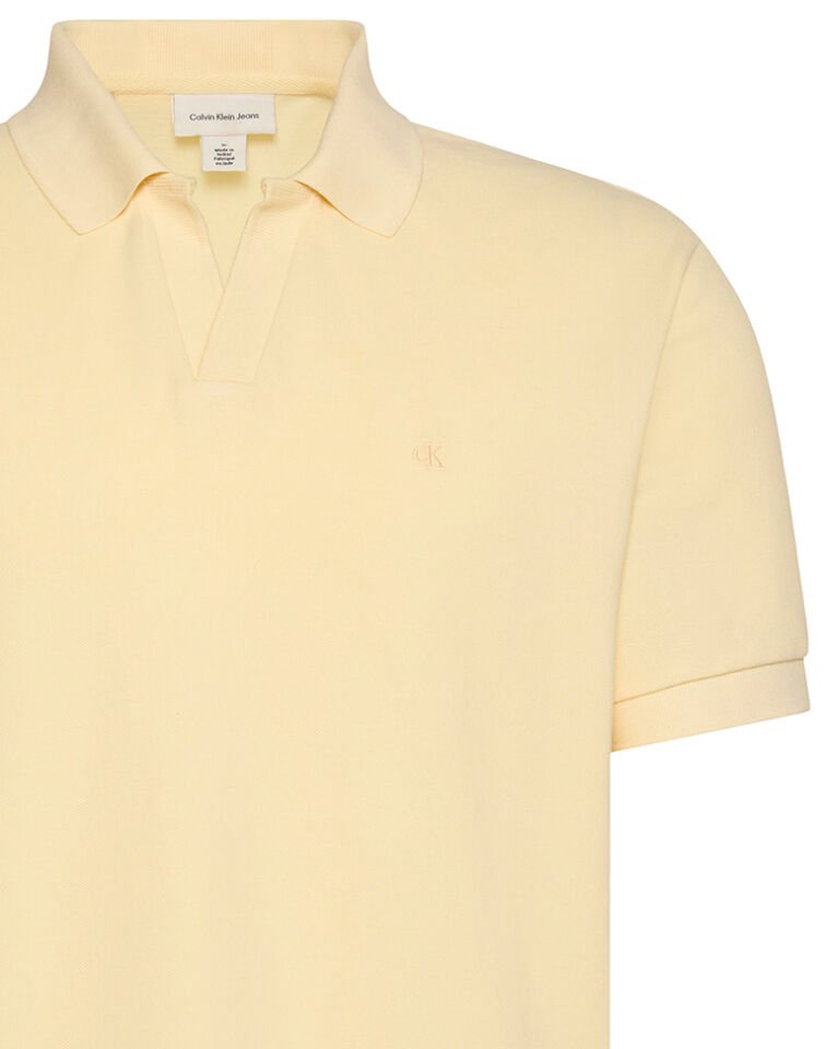SS OPEN COLLAR CASUAL PIQUE POLO