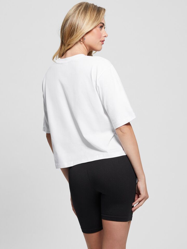 AURELIE BOXY TEE - Pul Logo Nakışlı T-shirt