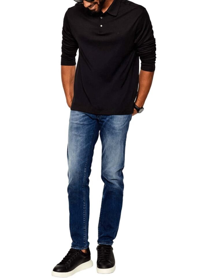 SUPIMA PAMUKLU POLO T-SHIRT