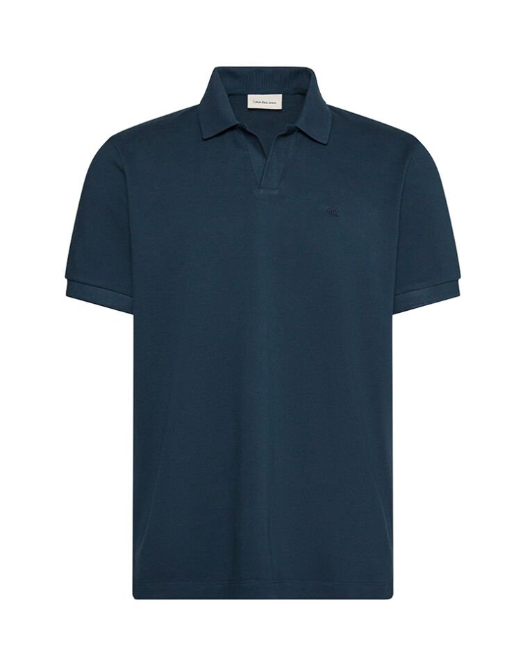 SS OPEN COLLAR CASUAL PIQUE POLO