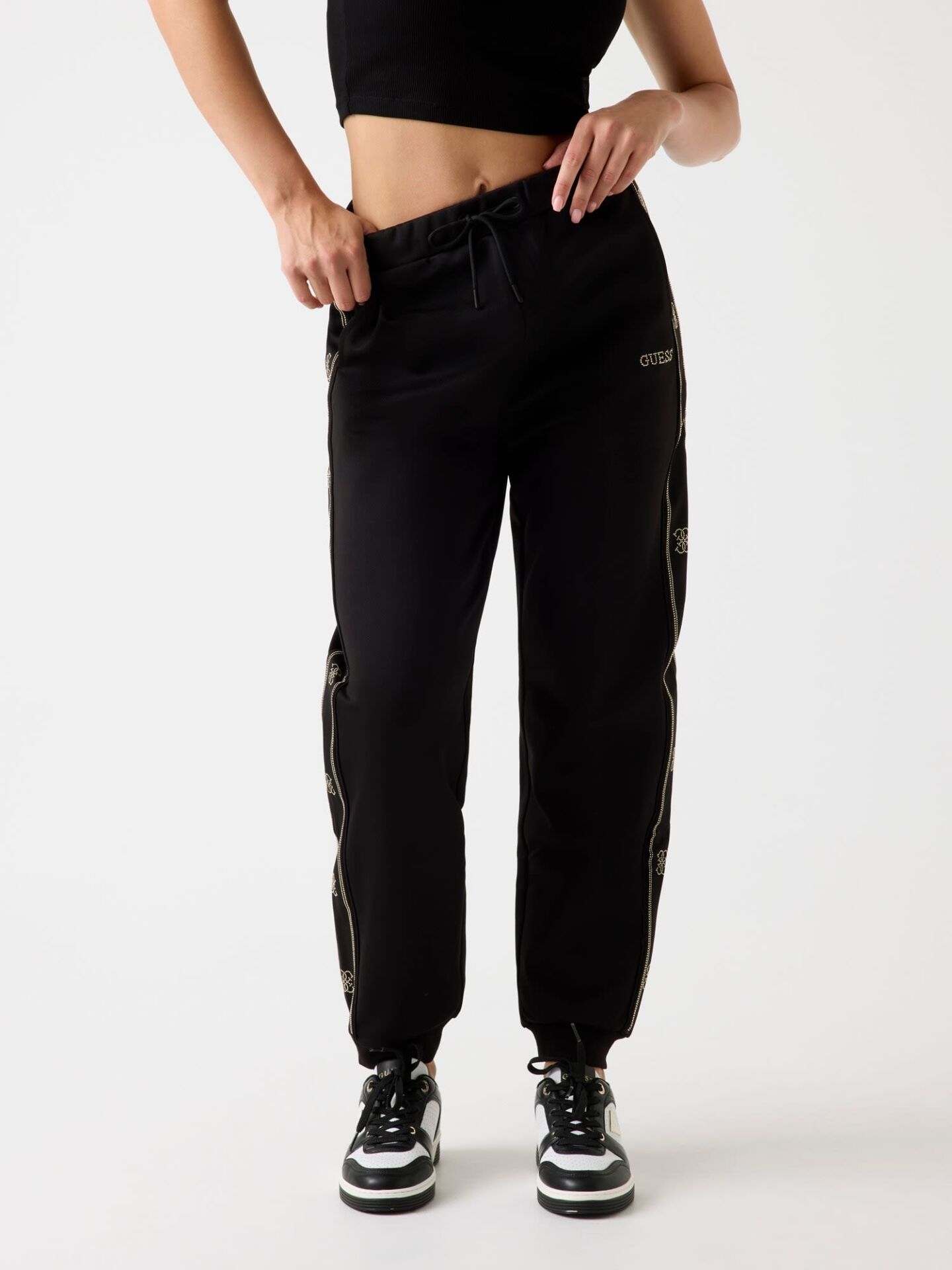 OCTAVIA JOGGER - ECO POLY VI STR BRUSHED TERRY