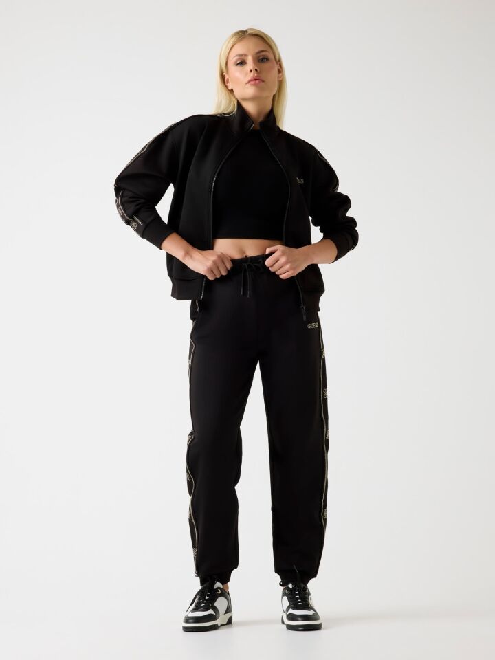 OCTAVIA JOGGER - ECO POLY VI STR BRUSHED TERRY