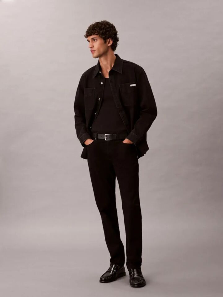 SLIM TAPER CK CLASSIC BLACK JEAN