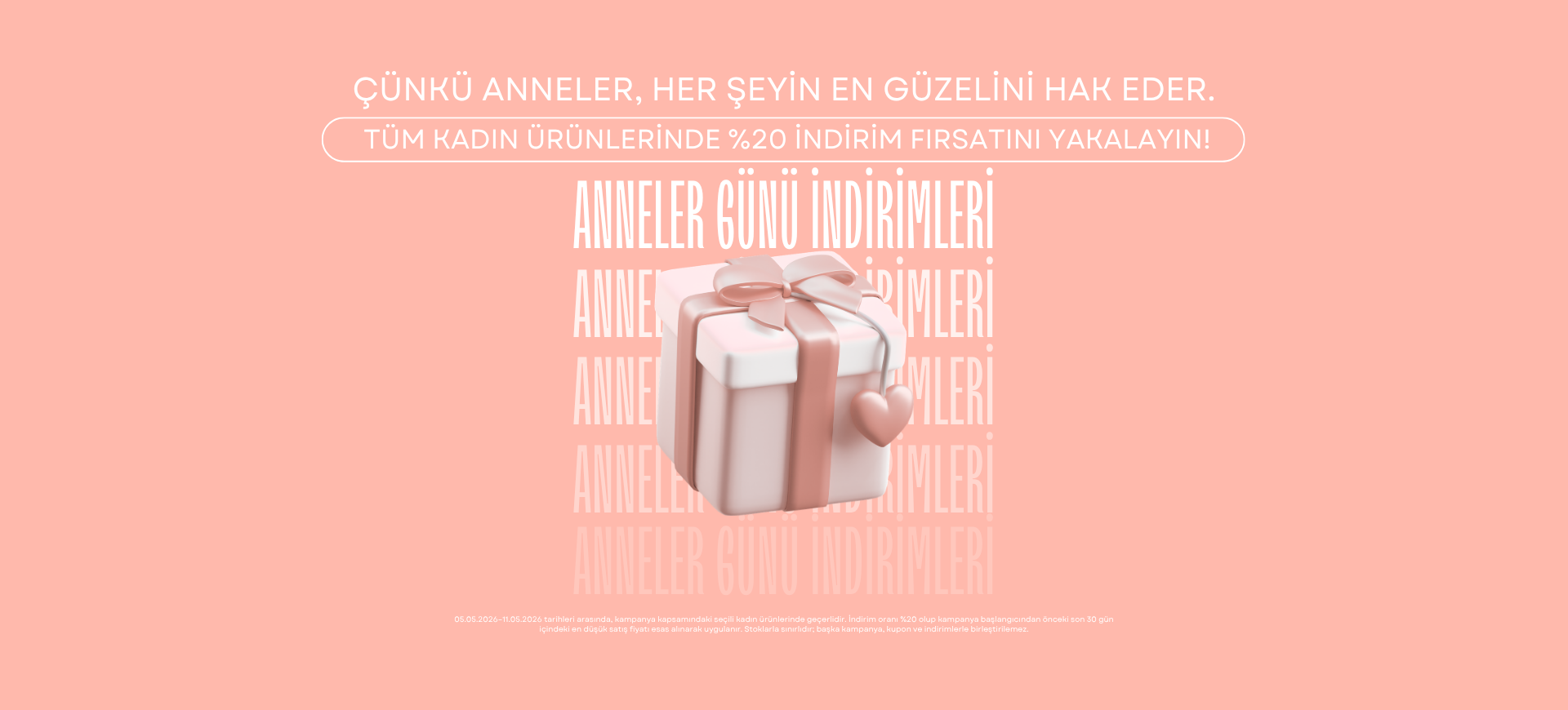 anneler günü indirimi